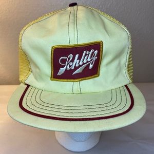 Vintage Schlitz Liquor Beer Company Snapback Trucker Cap